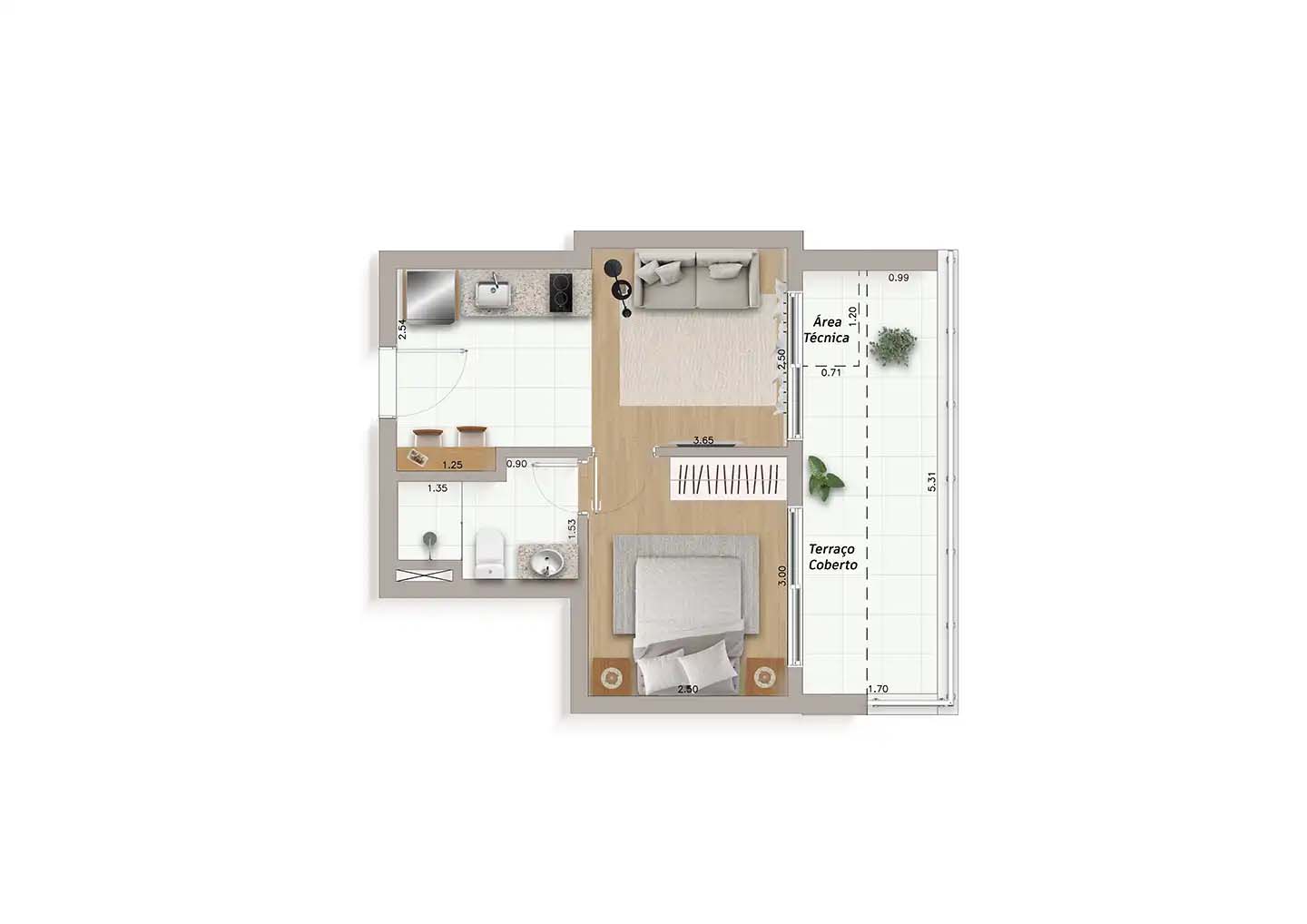 Planta 18º andar - Final 4